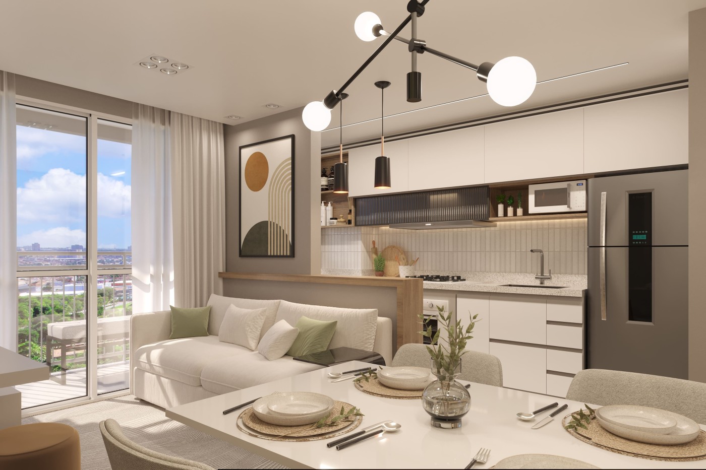 Apartamento, 2 quartos, 48 m² - Foto 2